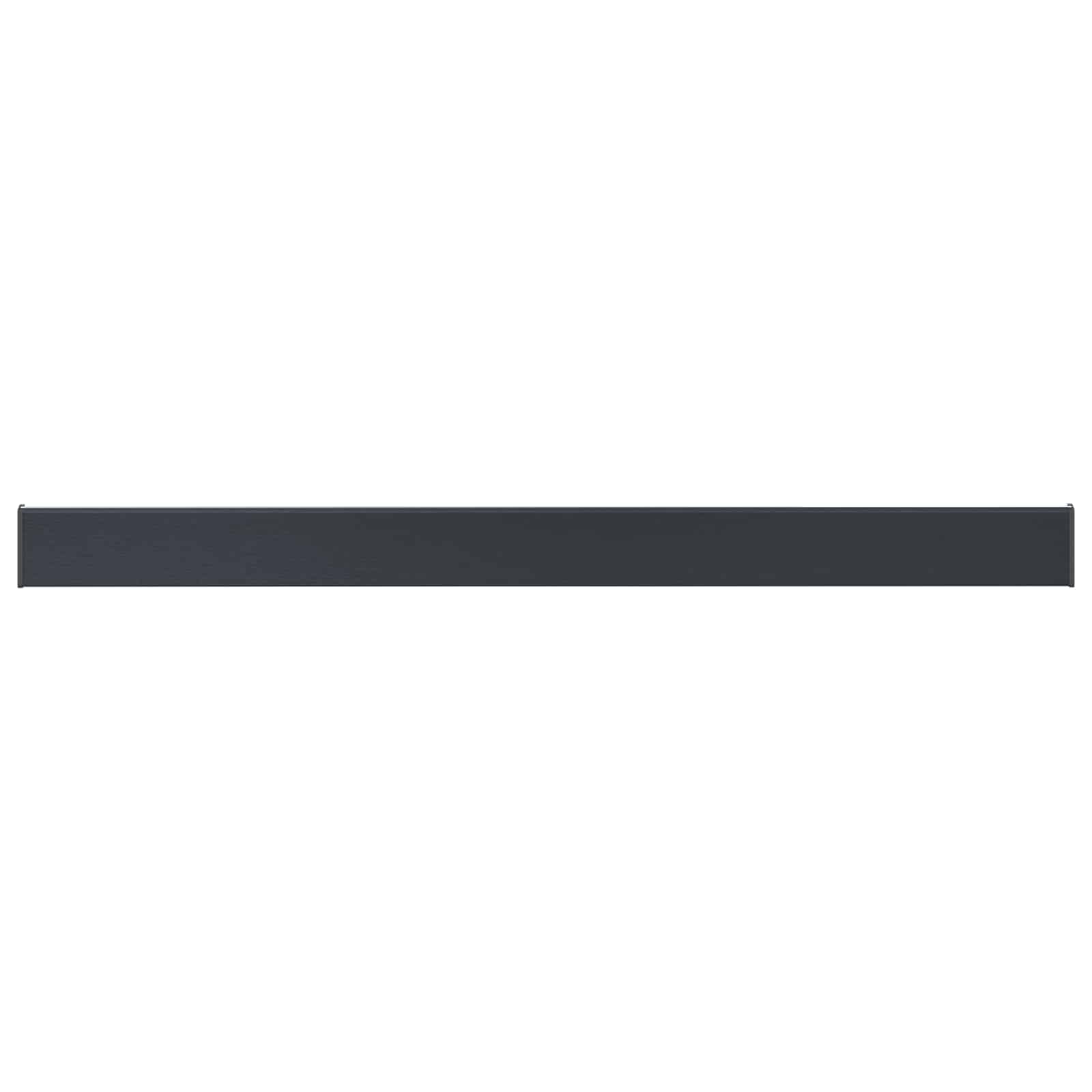 Raamsokkel Antraciet met houten nerf 140 x 10 x 4,5 cm PVC image 7