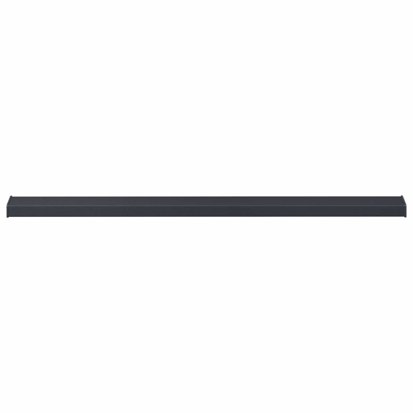 Raamsokkel Antraciet met houten nerf 160 x 10 x 4,5 cm PVC image 3
