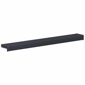 vidaXL Akna aluskate Antratsiit puidu mustriga 60 x 15 x 4,5 cm PVC