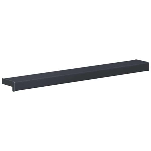 vidaXL Akna aluskate Antratsiit puidu mustriga 60 x 15 x 4,5 cm PVC
