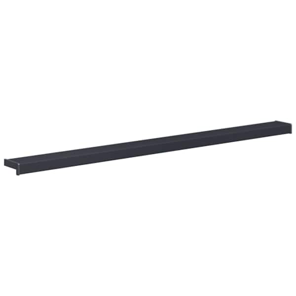 vidaXL Akna aluskate Antratsiit puidu mustriga 140 x 15 x 4,5 cm PVC