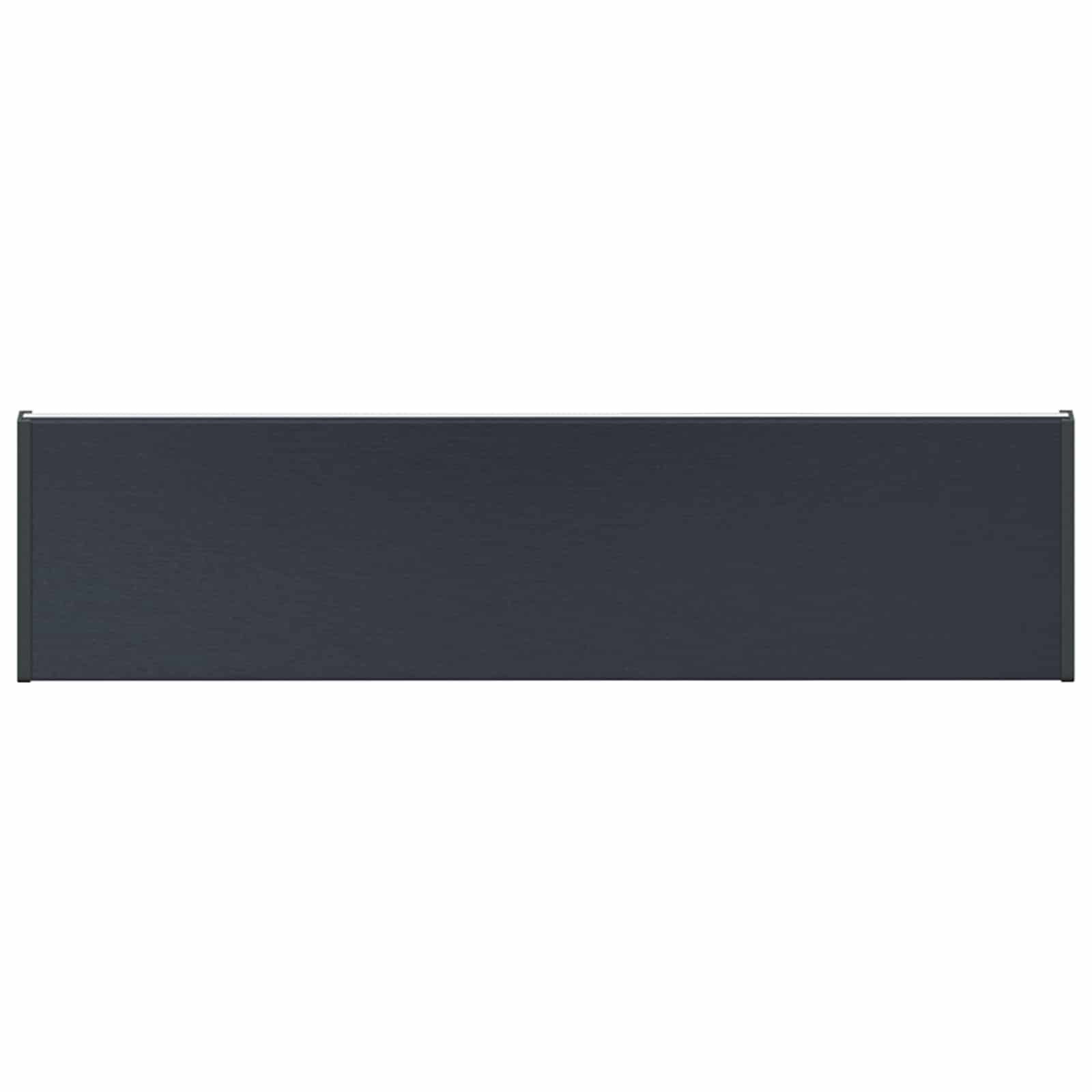 Raamsokkel Antraciet met houten nerf 60 x 20 x 4,5 cm PVC image 7