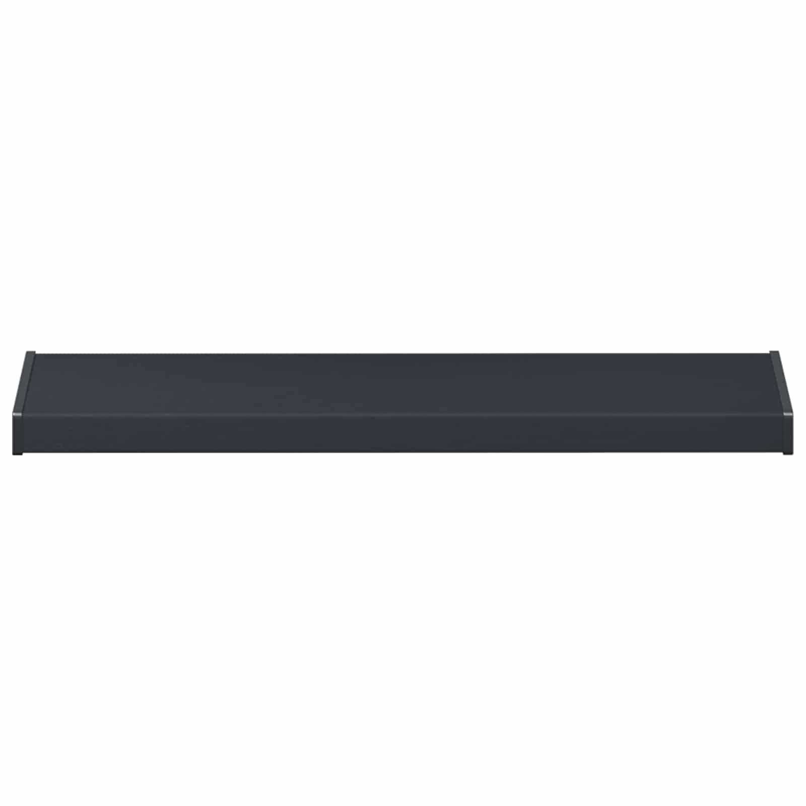 Raamsokkel Antraciet met houten nerf 80 x 20 x 4,5 cm PVC image 3