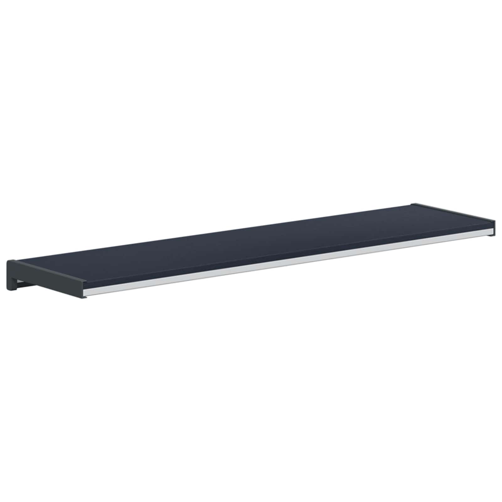 Raamsokkel Antraciet met houten nerf 60 x 25 x 4,5 cm PVC image 6