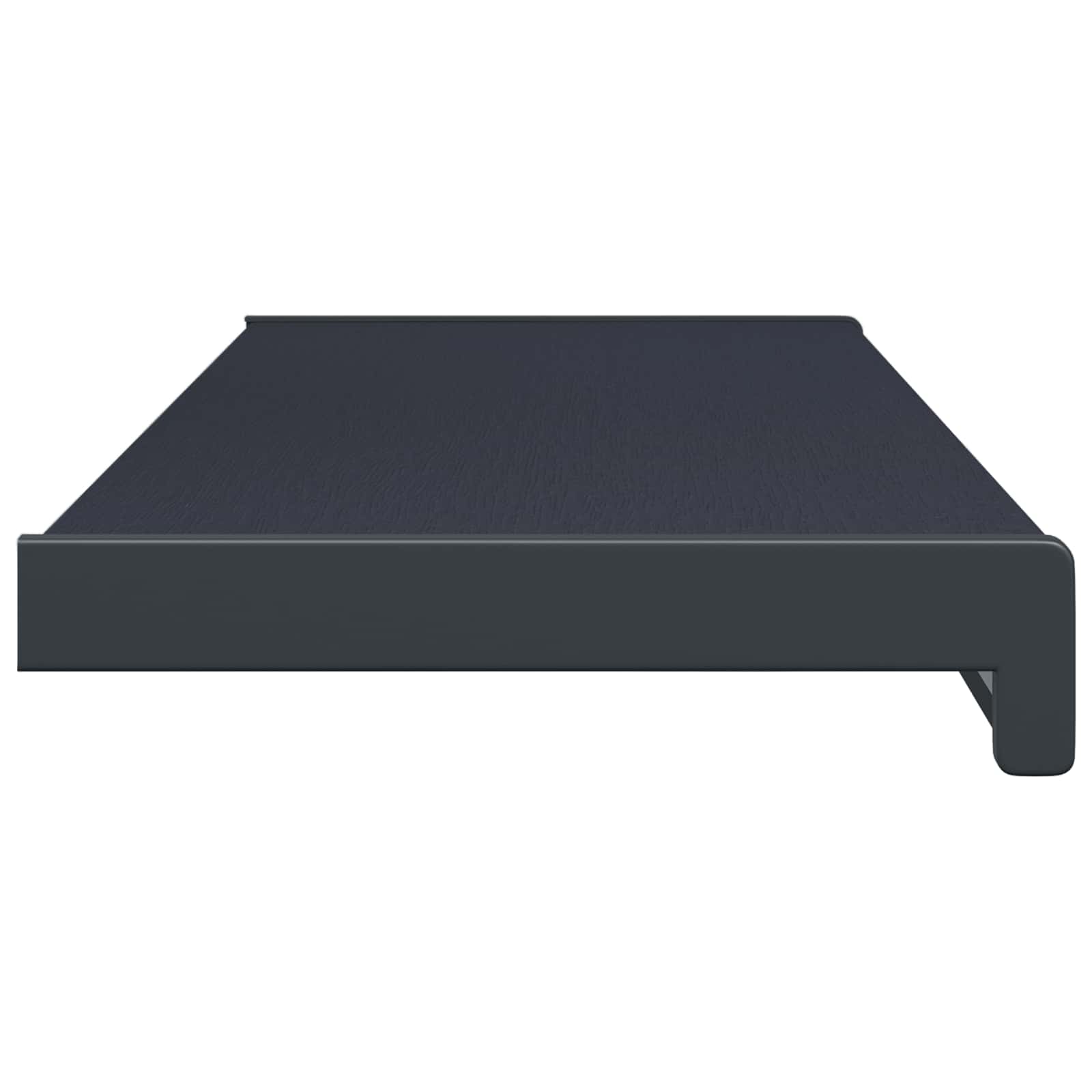 Raamsokkel Antraciet met houten nerf 60 x 25 x 4,5 cm PVC image 4