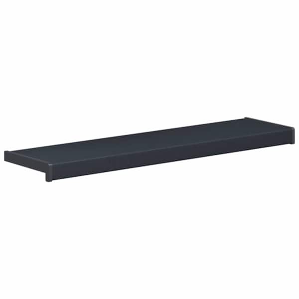 vidaXL Akna aluskate Antratsiit puidu mustriga 100 x 25 x 4,5 cm PVC