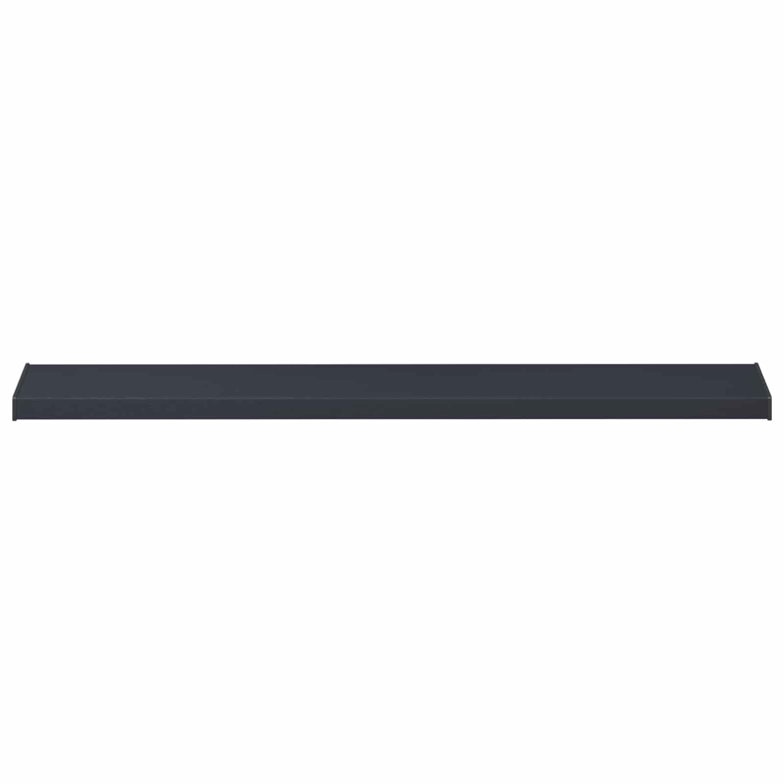 Raamsokkel Antraciet met houten nerf 120 x 25 x 4,5 cm PVC image 3