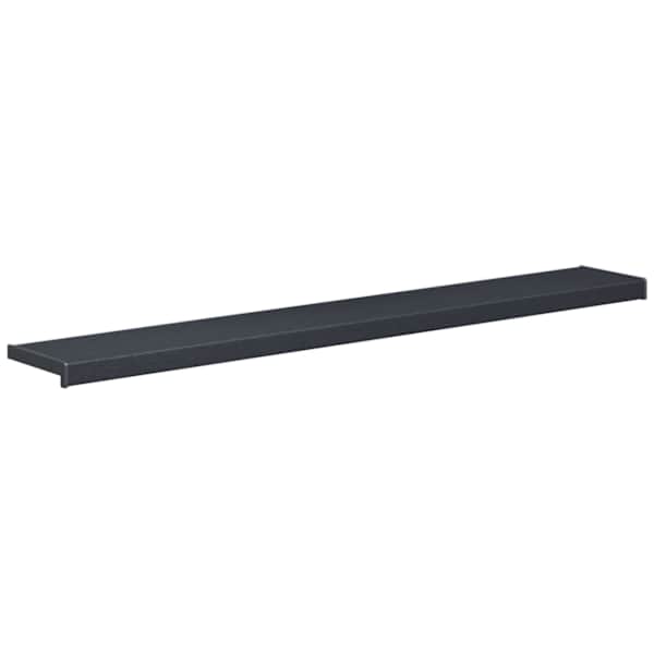 vidaXL Akna aluskate Antratsiit puidu mustriga 140 x 25 x 4,5 cm PVC