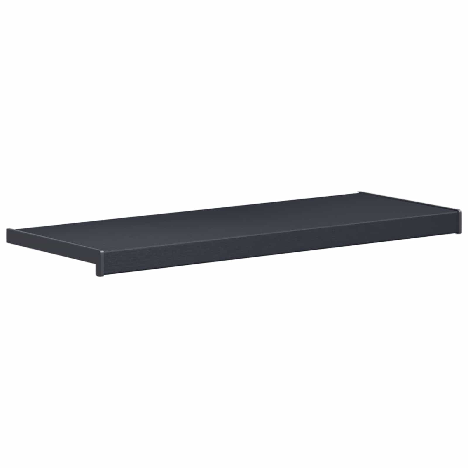 Raamsokkel Antraciet met houten nerf 80 x 30 x 4,5 cm PVC image 2