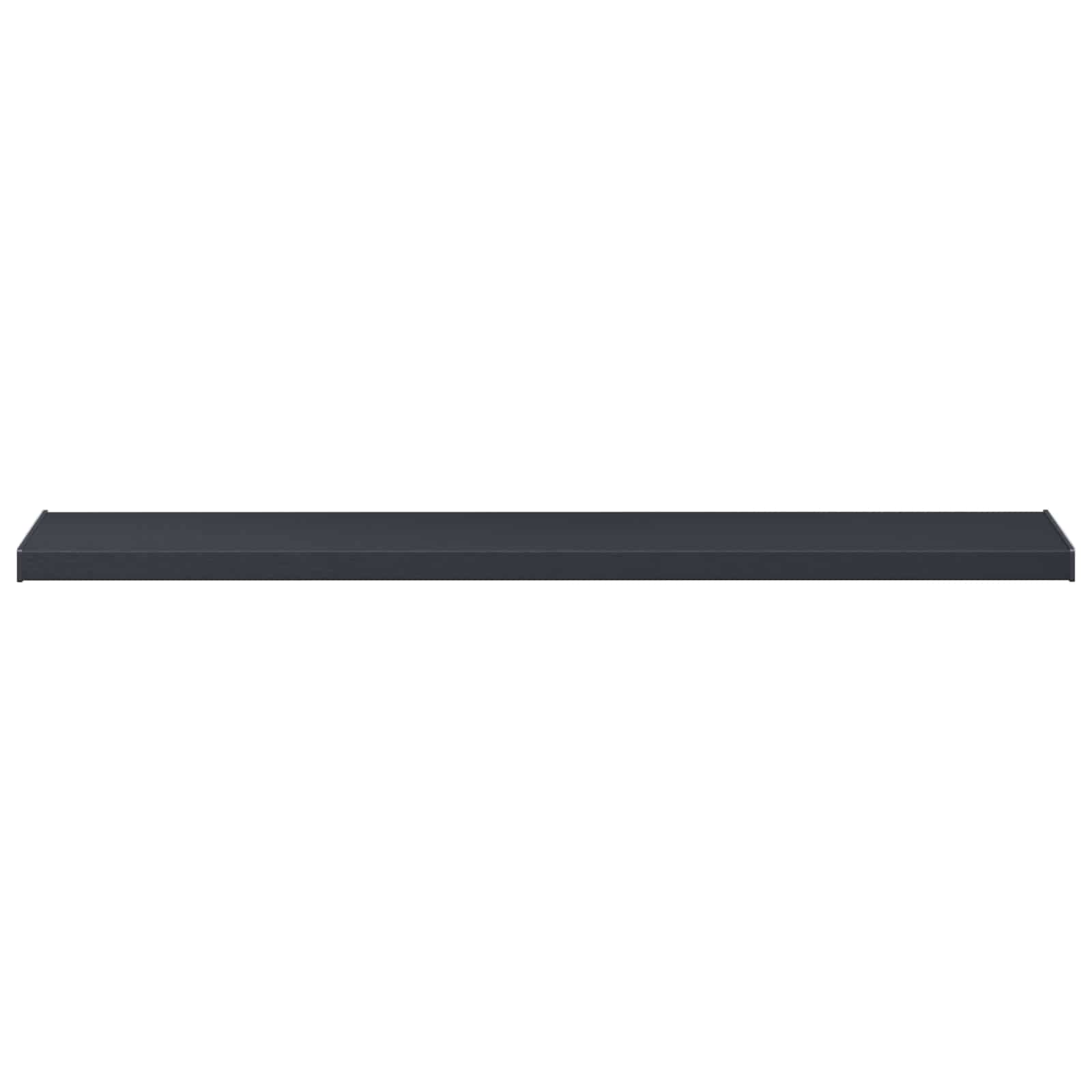 Raamsokkel Antraciet met houten nerf 120 x 30 x 4,5 cm PVC image 3