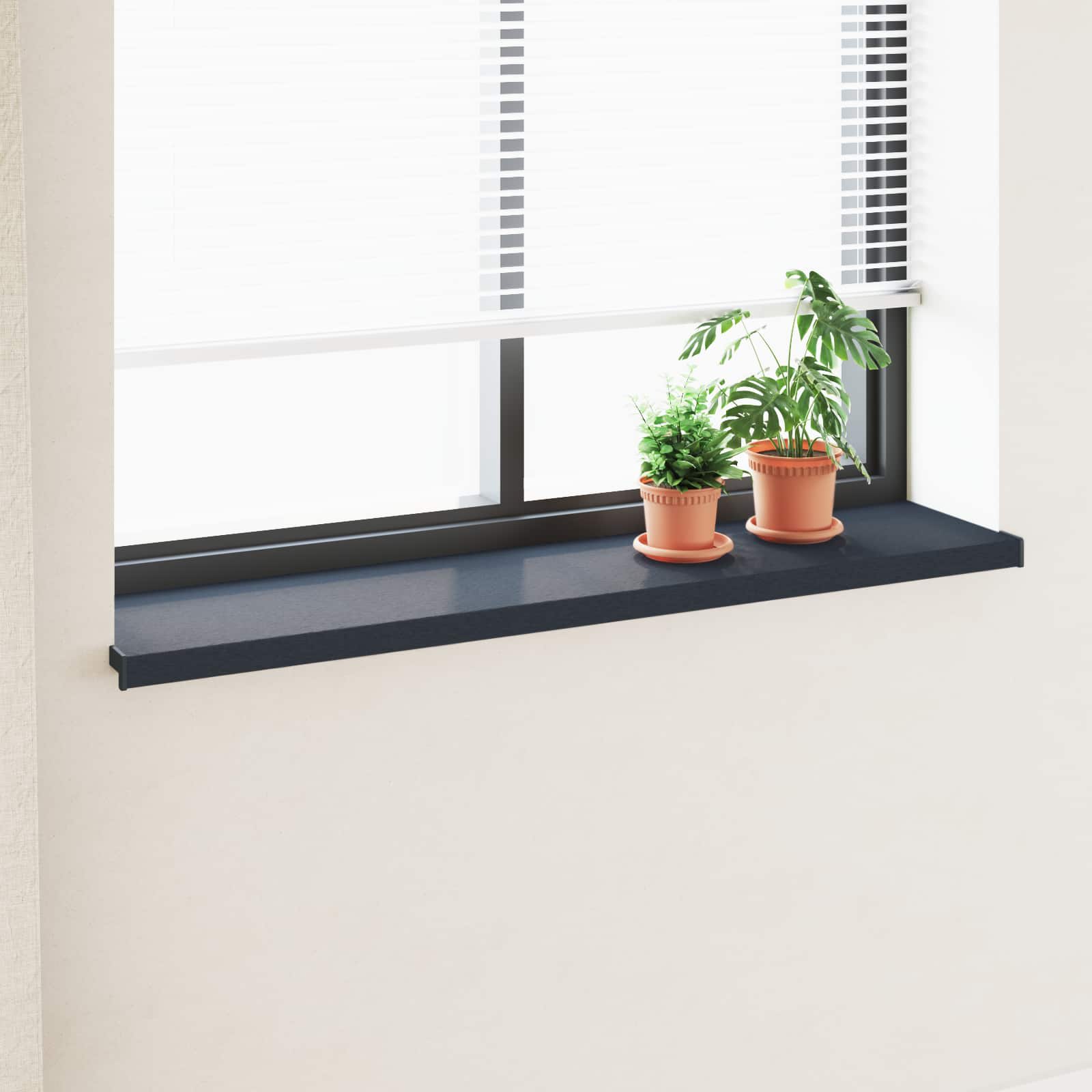 vidaXL Prag de fereastră Antracit cu fibră de lemn 160 x 30 x 4,5 cm