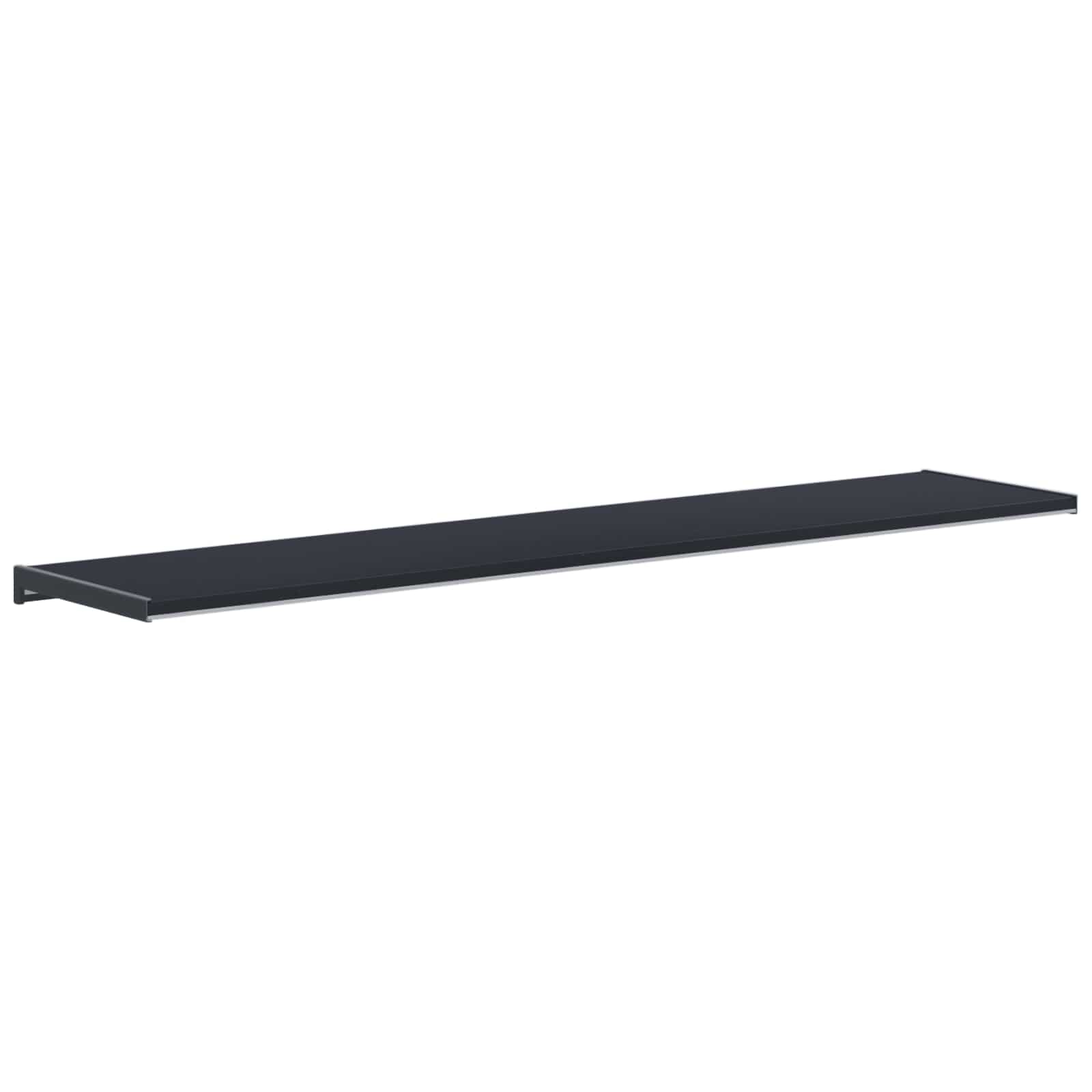 Raamsokkel Antraciet met houten nerf 120 x 35 x 4,5 cm PVC image 6