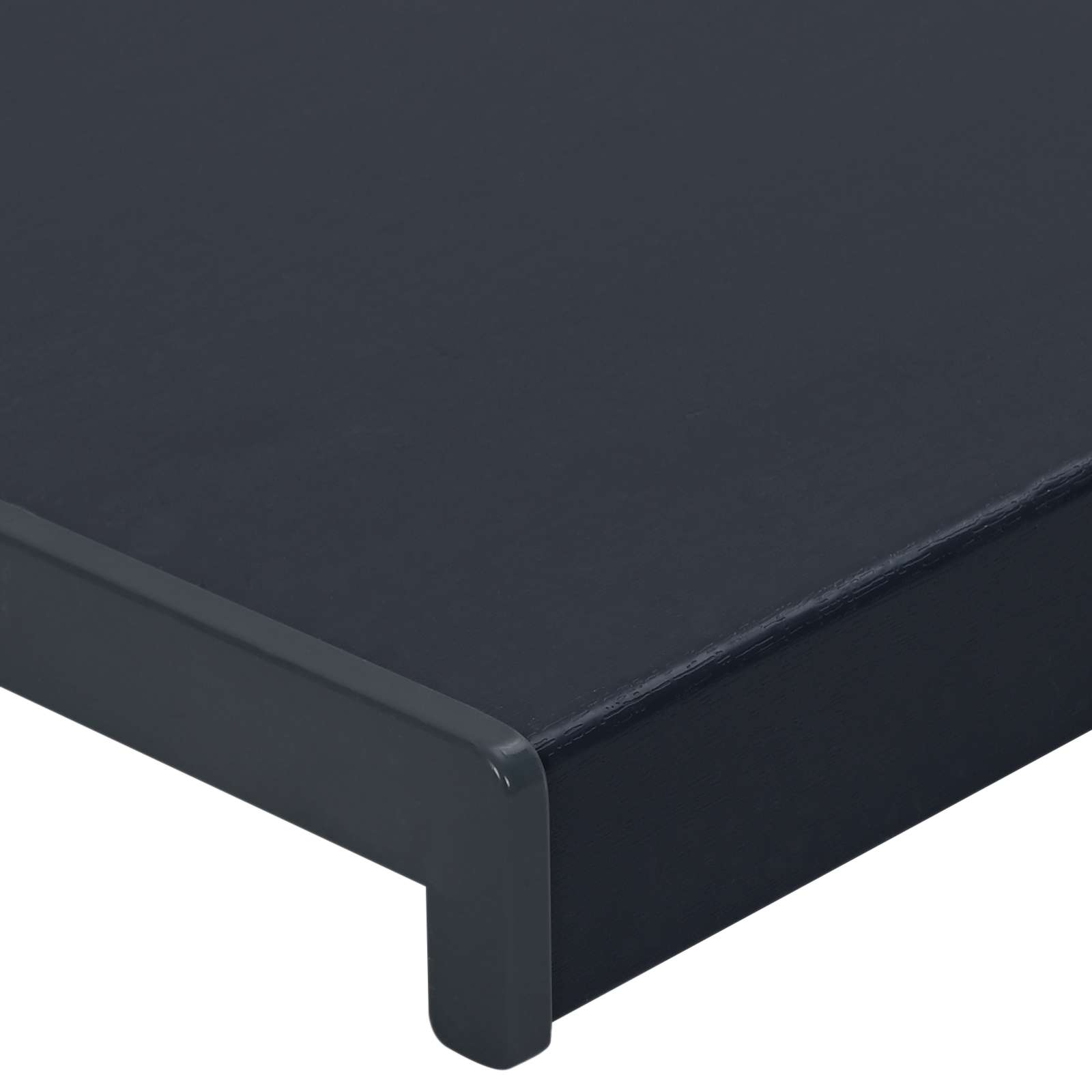 Raamsokkel Antraciet met houten nerf 120 x 40 x 4,5 cm PVC image 9