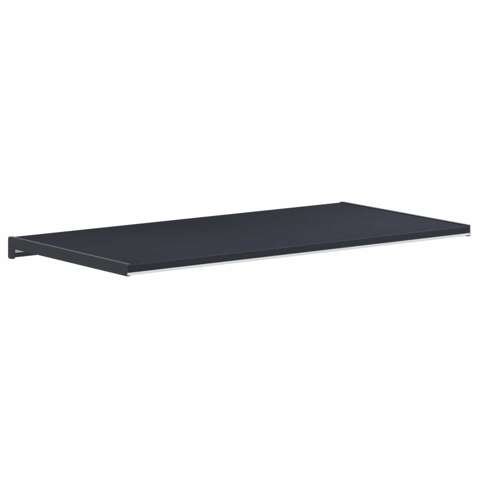 Raamsokkel Antraciet met houten nerf 60 x 45 x 4,5 cm PVC image 6