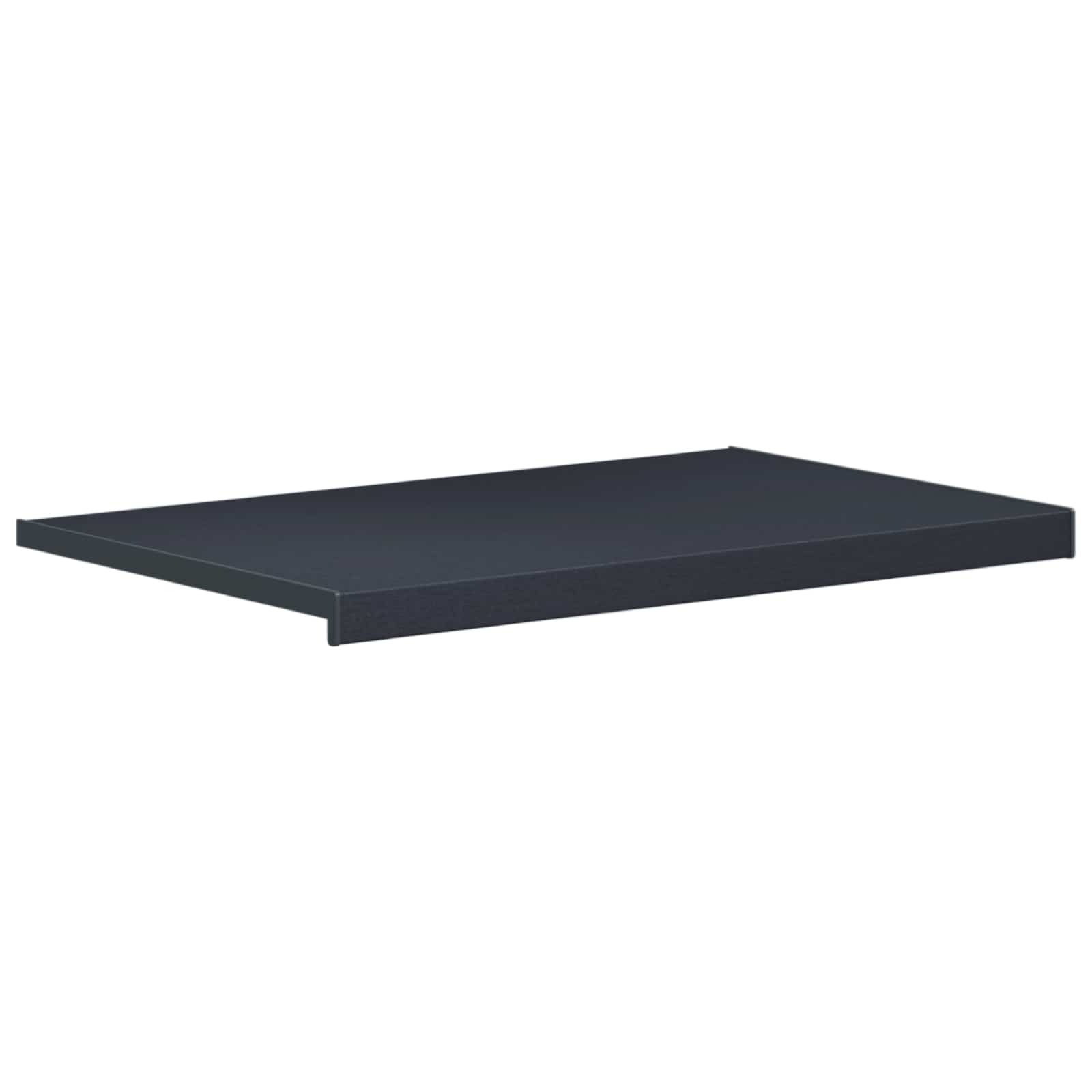 Raamsokkel Antraciet met houten nerf 80 x 50 x 4,5 cm PVC image 2