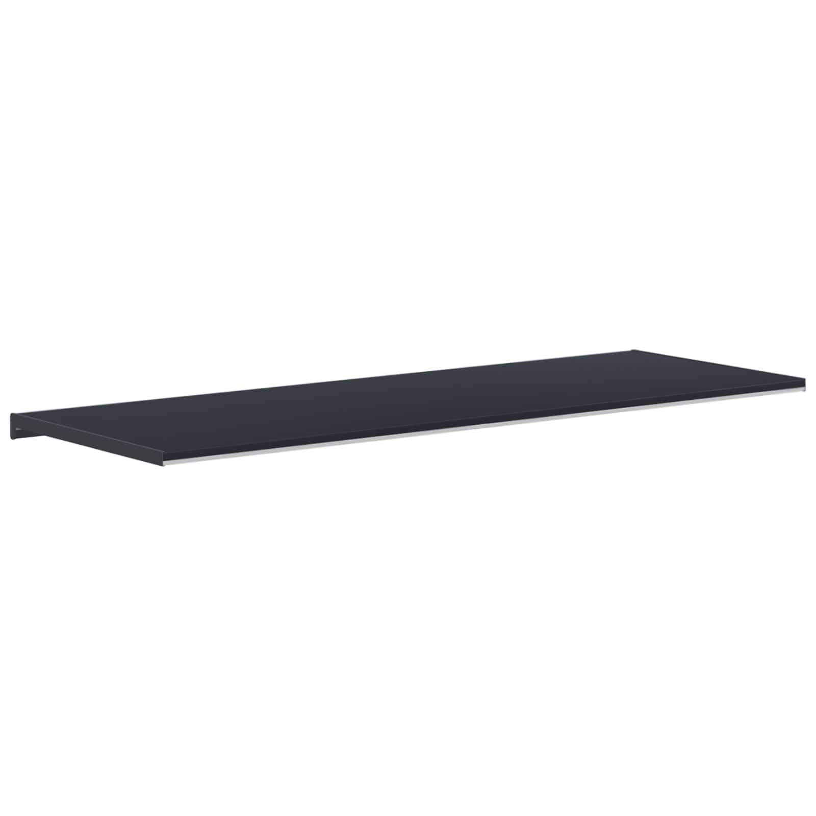 Raamsokkel Antraciet met houten nerf 160 x 50 x 4,5 cm PVC image 6