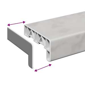 Parapet okna Mramorová textura 140 x 15 x 4,5 cm PVC - obrázek 8