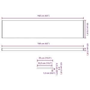 Parapet okna Mramorová textura 160 x 35 x 4,5 cm PVC - obrázek 13