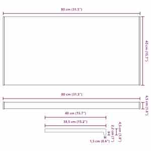 Parapet okna Mramorová textura 80 x 40 x 4,5 cm PVC - obrázek 13