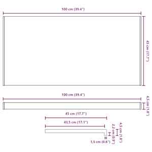 Parapet okna Mramorová textura 100 x 45 x 4,5 cm PVC - obrázek 13