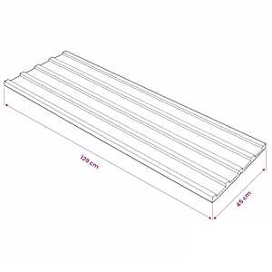 Střešní panel 12 pcs Šedý 129 x 45 cm Pozinkovaná ocel - obrázek 5