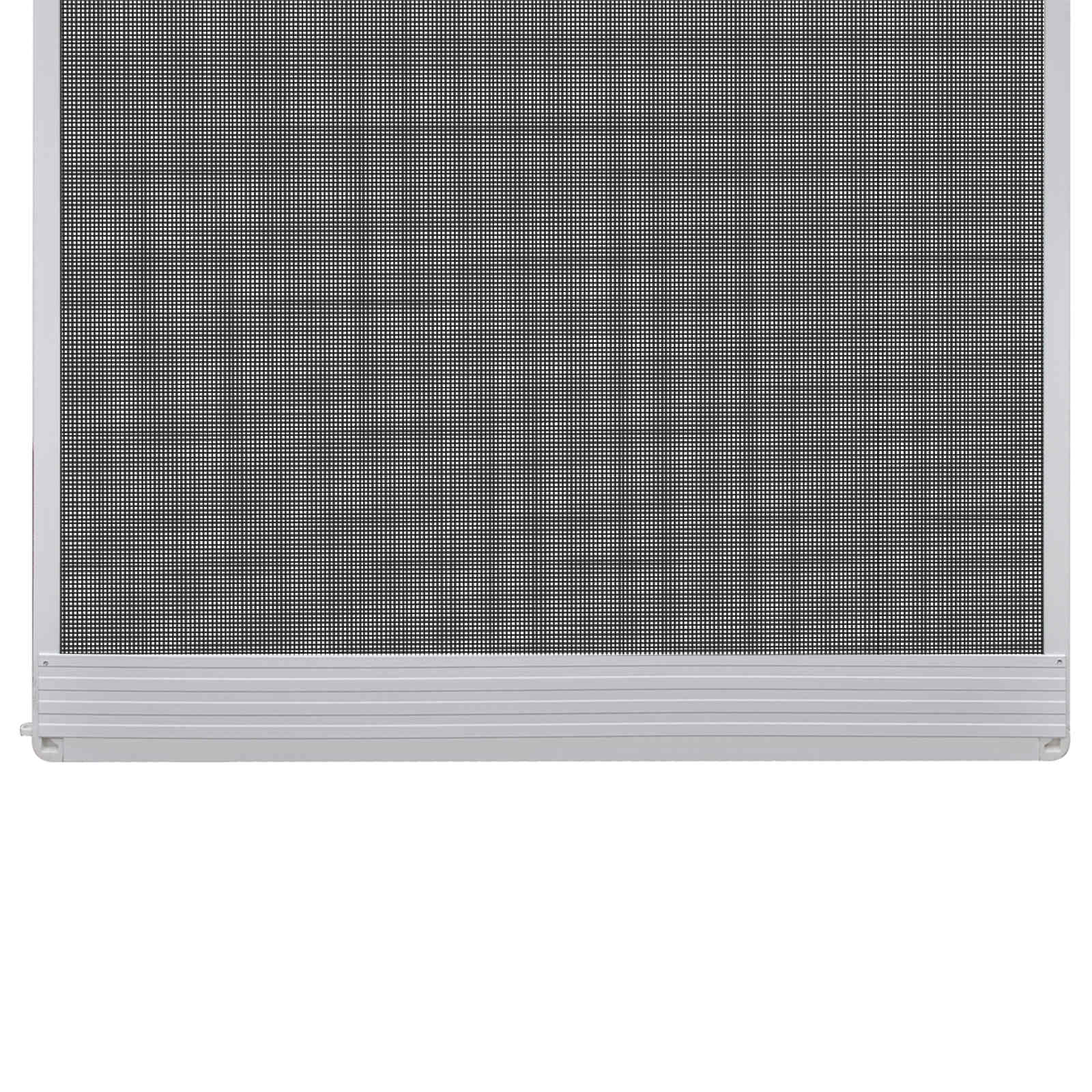 vidaXL Scharnierend Insectenscherm Wit en zwart 100 x 215 cm