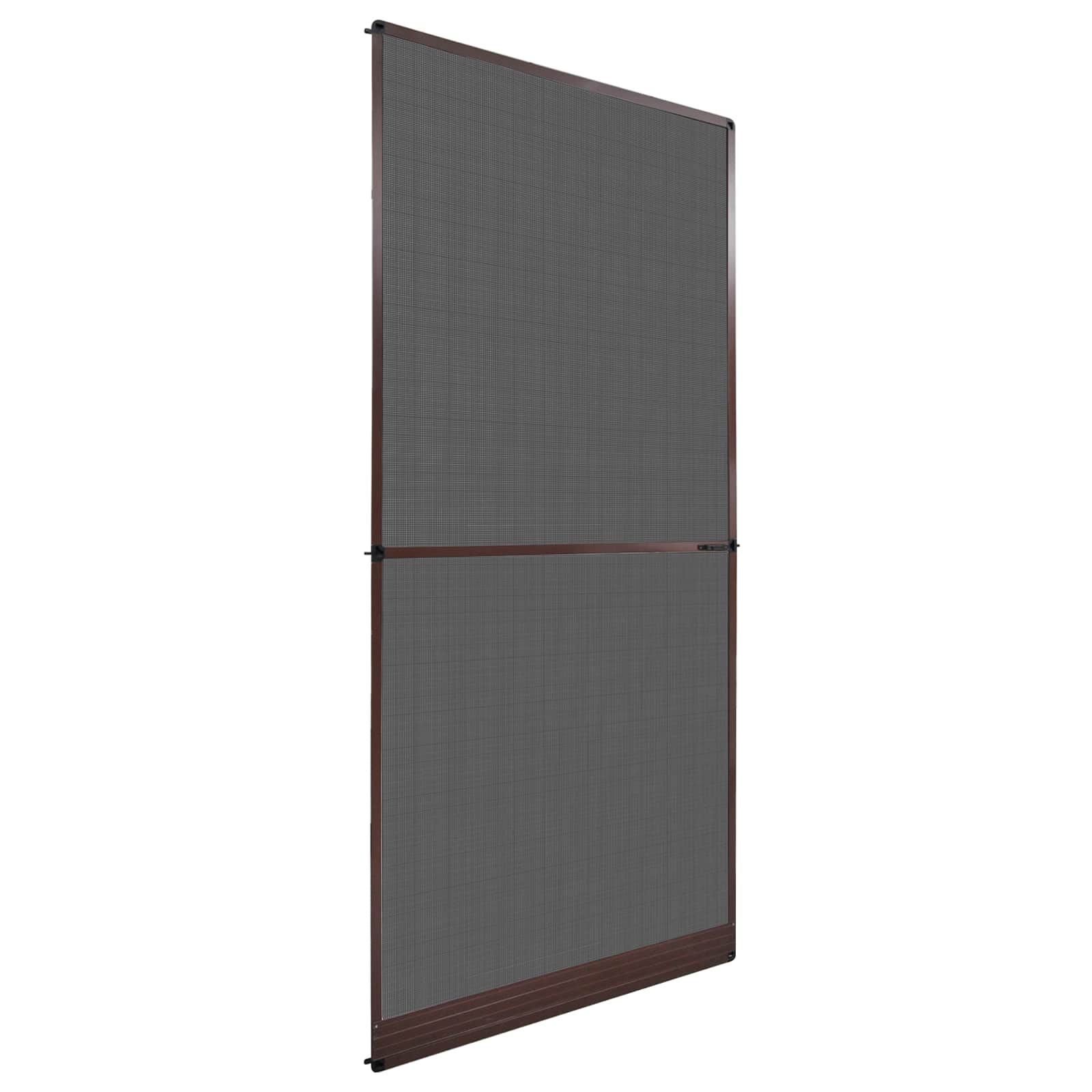 Scharnierend Insectenscherm Antraciet en Zwart 120 x 240 cm