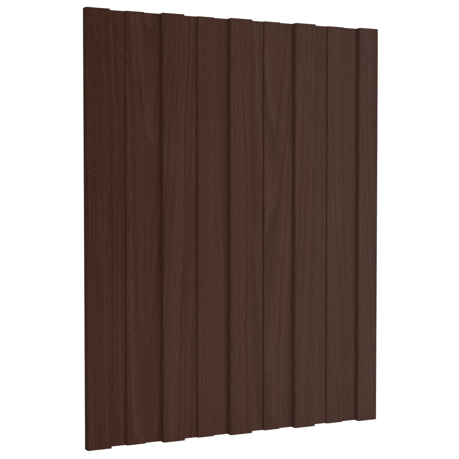 Tagpanel 12 stk. Brun 60 x 45 cm Galvaniseret stål