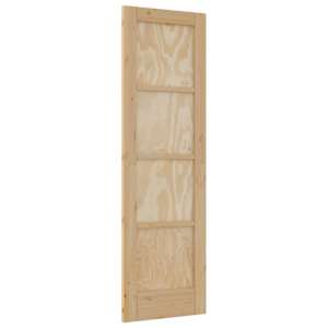 vidaXL Siseuks 61 x 198,5 cm Vineer Naturaalne