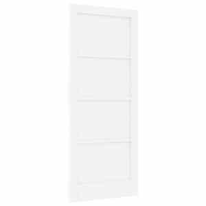 vidaXL Siseuks 83 x 202 cm Vineer Valge