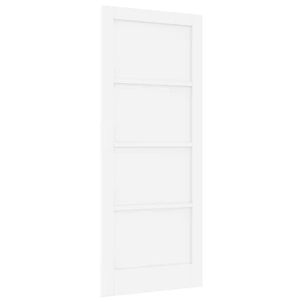 vidaXL Siseuks 83 x 202 cm Vineer Valge