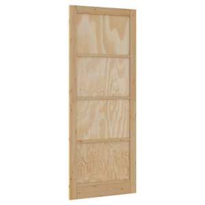 vidaXL Siseuks 83 x 232 cm Vineer Naturaalne
