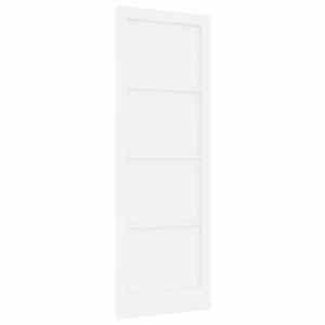 vidaXL Siseuks 83 x 232 cm Vineer Valge
