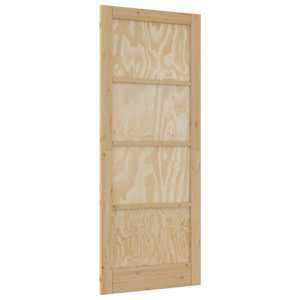 vidaXL Siseuks 86 x 211 cm Vineer Naturaalne