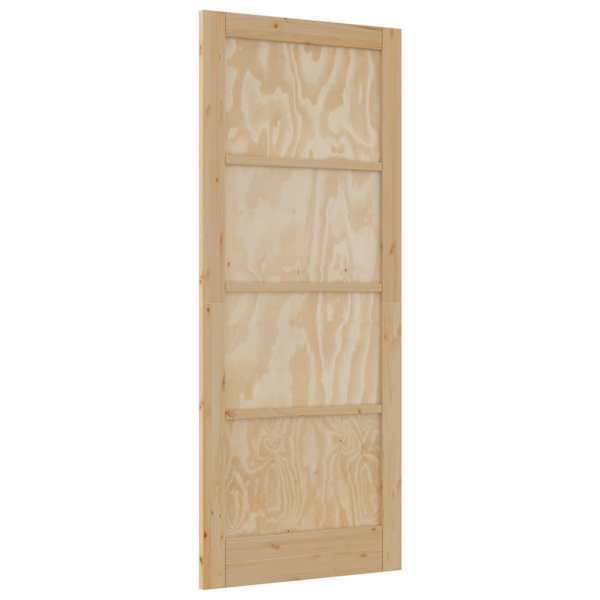 vidaXL Siseuks 86 x 211 cm Vineer Naturaalne