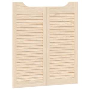 vidaXL K&auml;igut&uuml;&uuml;pi uksed 2 tk 90 x 40 cm Toekas m&auml;nnipuit Naturaalne