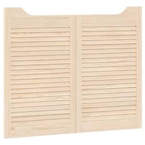 vidaXL K&auml;igut&uuml;&uuml;pi uksed 2 tk 80 x 50 cm Toekas m&auml;nnipuit Naturaalne