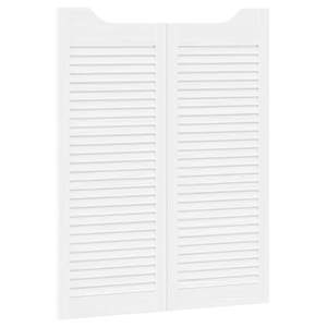 vidaXL K&auml;igut&uuml;&uuml;pi uksed 2 tk 100 x 40 cm Toekas m&auml;nnipuit Valge