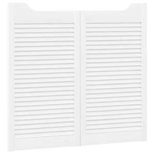 vidaXL K&auml;igut&uuml;&uuml;pi uksed 2 tk 90 x 50 cm Toekas m&auml;nnipuit Valge