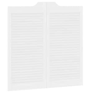 Kyvné dveře Bílá 100 x 50 cm Masivní borovicové dřevo - obrázek 7