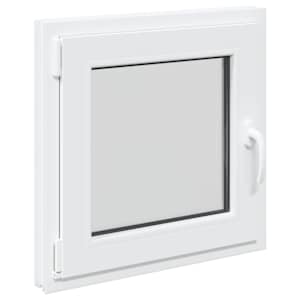 vidaXL Keldri akna sisemus v&auml;rv valge RISOR 50 x 50 cm