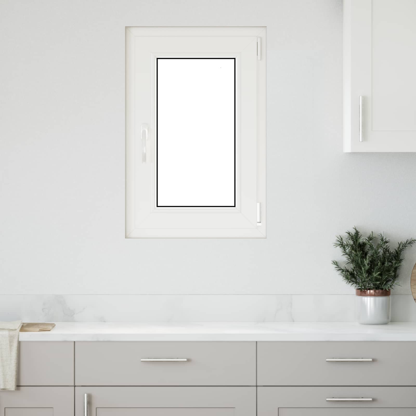 vidaXL Kellari-ikkuna RISOR 50 x 75 cm PVC ja lasi