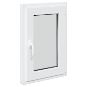 vidaXL Kald- ja p&ouml;&ouml;ratav keldriaken RISOR 50 x 75 cm PVC ja klaas