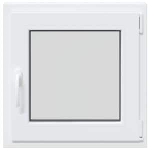 Okeno do suterénu RISOR 60 x 60 cm PVC a sklo Bílá - obrázek 4