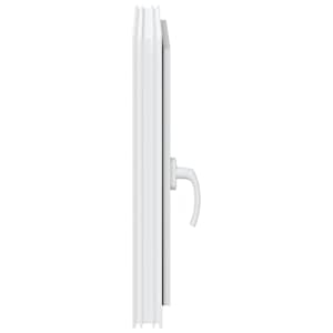 Okeno do suterénu RISOR 60 x 60 cm PVC a sklo Bílá - obrázek 5