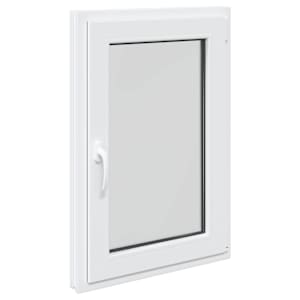 Okeno do suterénu RISOR 60 x 80 cm PVC a sklo Bílá - obrázek 2