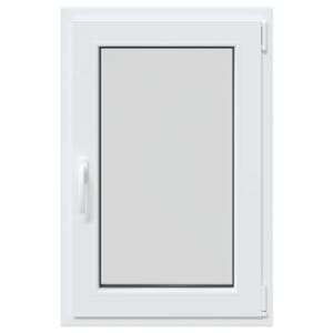 Okeno do suterénu RISOR 60 x 80 cm PVC a sklo Bílá - obrázek 4
