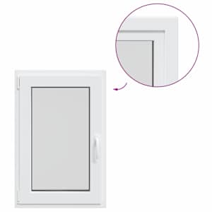 Okeno do suterénu RISOR 60 x 90 cm PVC a sklo Bílá - obrázek 8