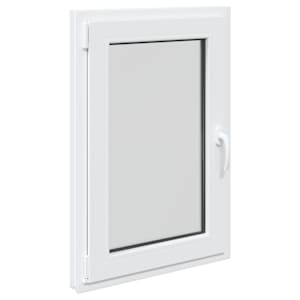 Okeno do suterénu RISOR 60 x 90 cm PVC a sklo Bílá - obrázek 2