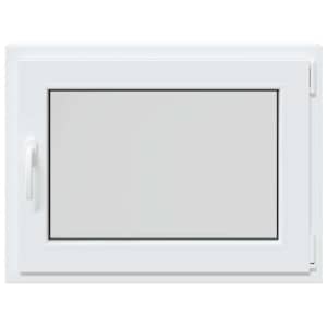 Okeno do suterénu RISOR 80 x 50 cm PVC a sklo Bílá - obrázek 4